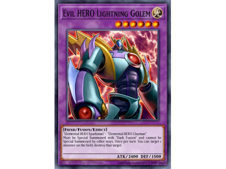 Evil HERO Lightning Golem (Common)