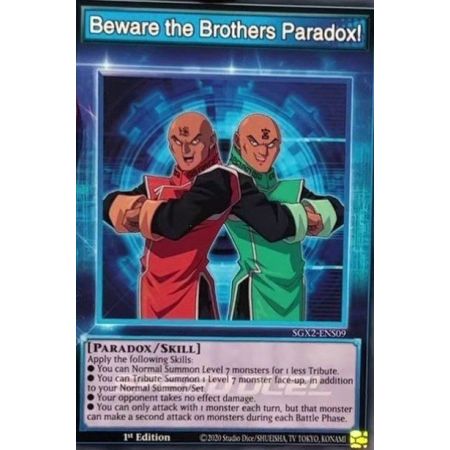Beware the Brothers Paradox! (Common)