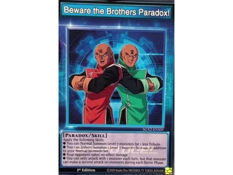 Beware the Brothers Paradox! (Common)