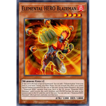 Elemental HERO Blazeman (Common)