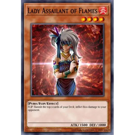 Lady Assailant of Flames (Common)