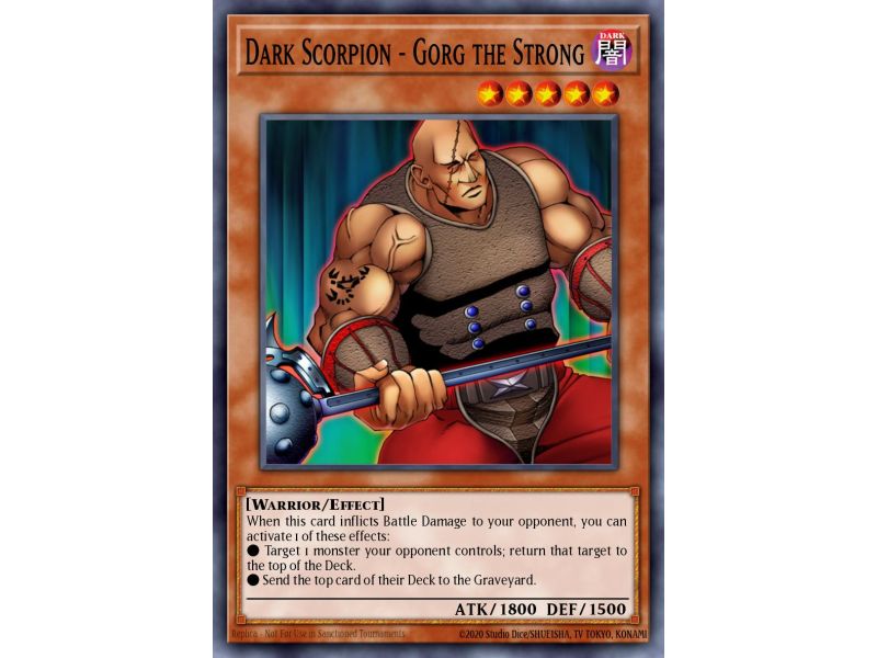Dark Scorpion - Gorg the Strong (Common)