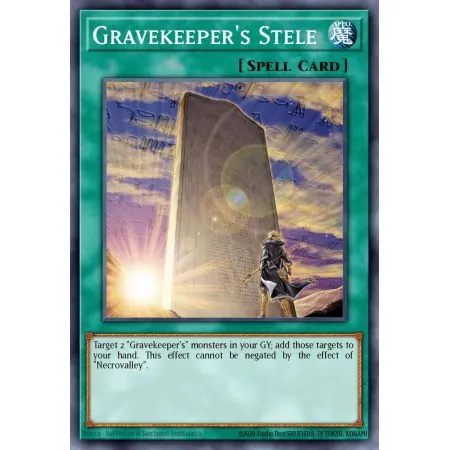 Gravekeeper's Stele (Super Rare)