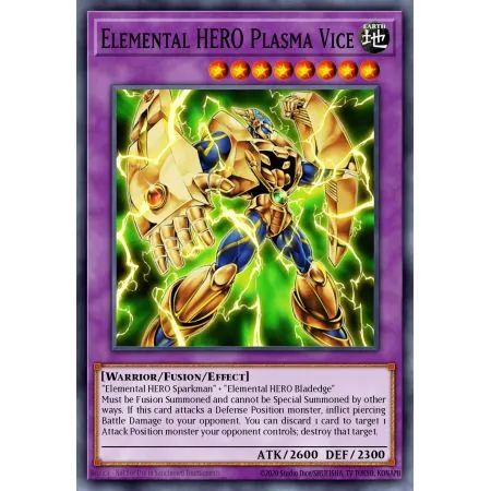 Elemental HERO Plasma Vice (Ultra Rare)