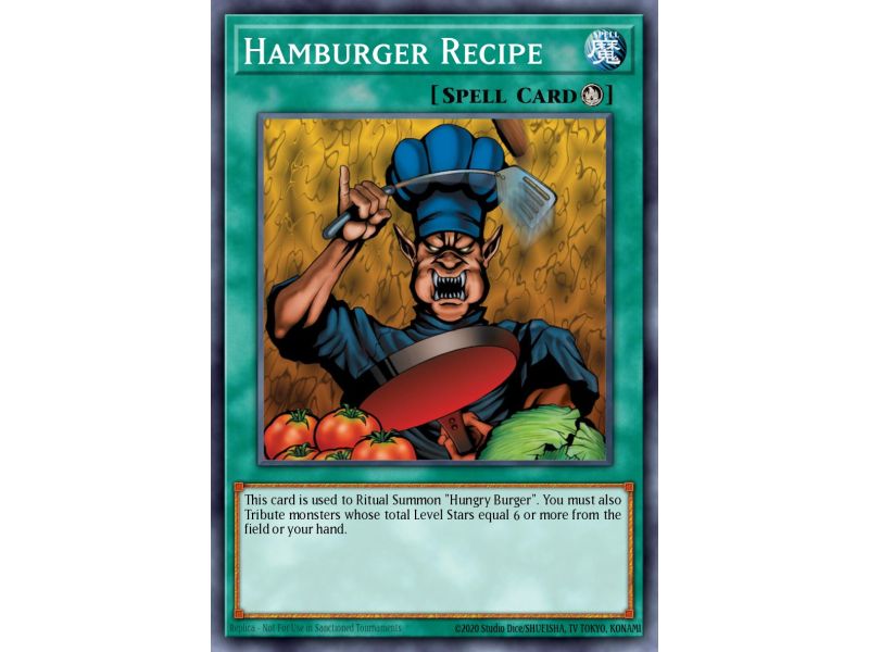 Hamburger Recipe (Common)