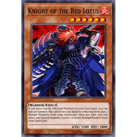 Knight of the Red Lotus (Super Rare)