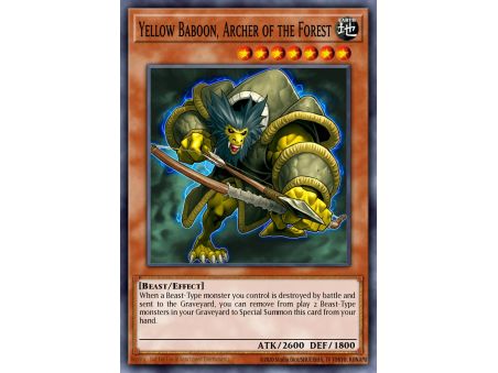 Yellow Baboon, Archer of the Forest (Ultimate Rare)