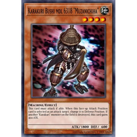 Karakuri Bushi mdl 6318 "Muzanichiha" (Rare)