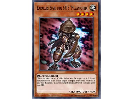 Karakuri Bushi mdl 6318 "Muzanichiha" (Rare)