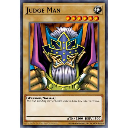 Judge Man (Common)