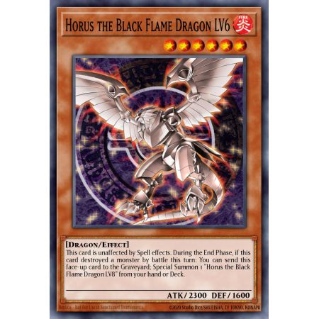 Horus the Black Flame Dragon LV6 (Common)
