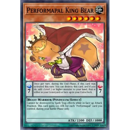 Performapal King Bear (Ultra Rare)