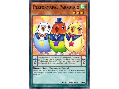 Performapal Parrotrio (Super Rare)