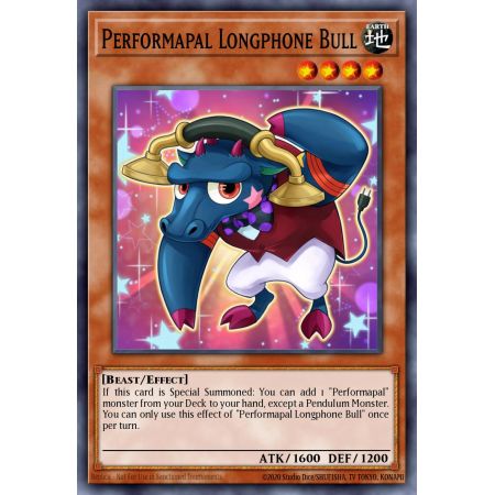 Performapal Longphone Bull (Super Rare)