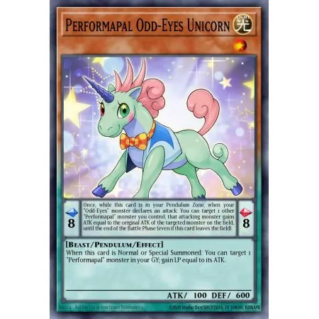 Performapal Odd-Eyes Unicorn (Common)