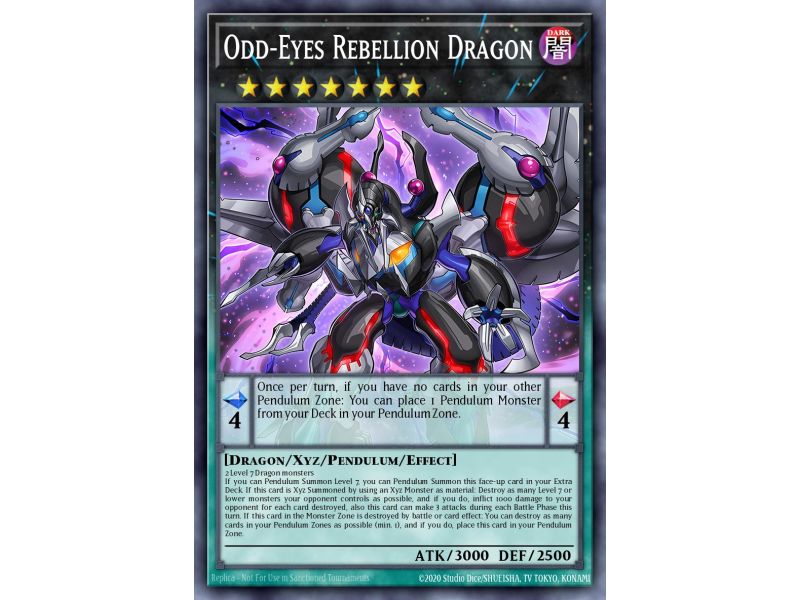 Odd-Eyes Rebellion Dragon (Starfoil Rare)