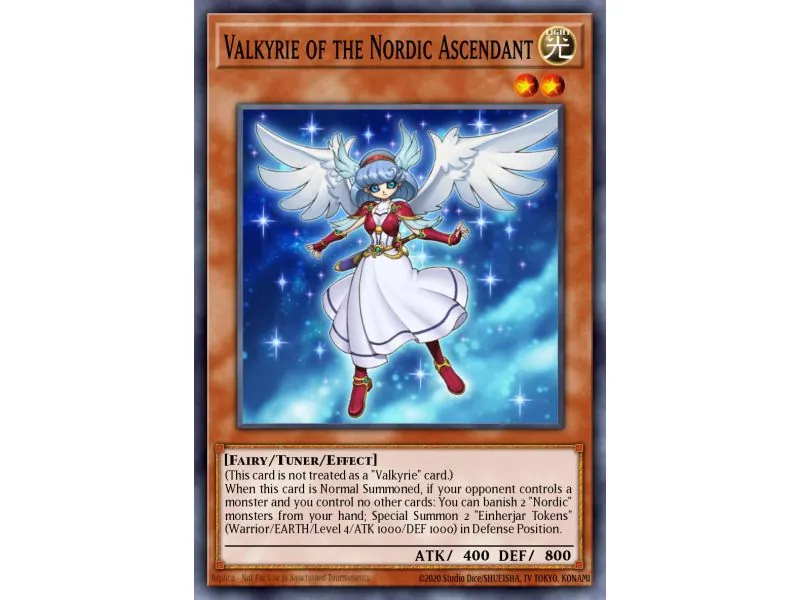 Valkyrie of the Nordic Ascendant (Super Rare)