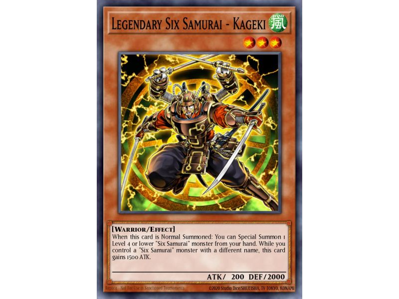 Legendary Six Samurai - Kageki (Rare)