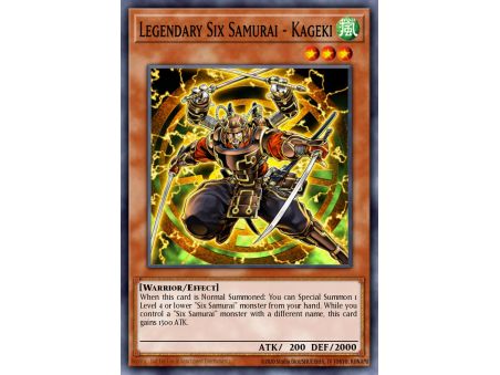 Legendary Six Samurai - Kageki (Rare)