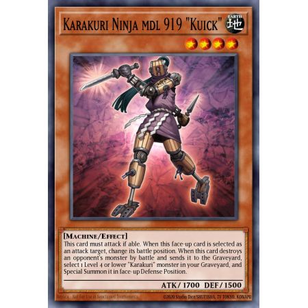 Karakuri Ninja mdl 919 "Kuick" (Common)