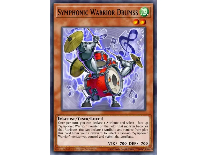 Symphonic Warrior Drumss (Super Rare)