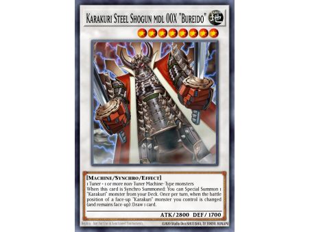 Karakuri Steel Shogun mdl 00X "Bureido" (Ultimate Rare)