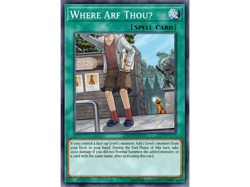 Where Arf Thou? (Common)