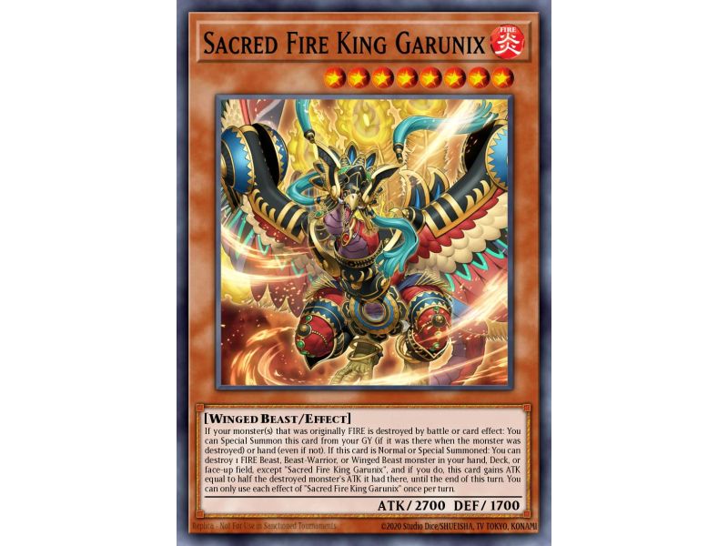 Sacred Fire King Garunix (Ultra Rare)