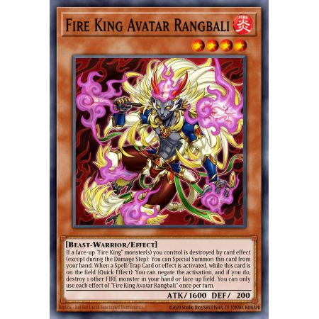 Fire King Avatar Rangbali (Ultra Rare)