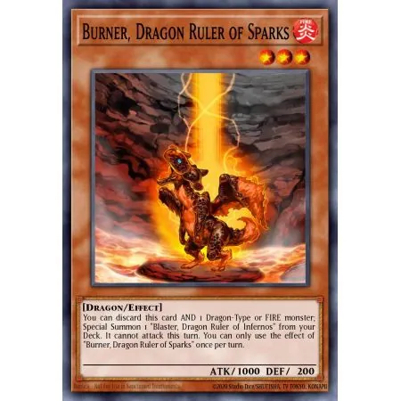 Burner, Dragon Ruler of Sparks (Common)