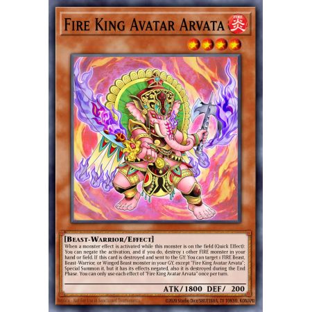 Fire King Avatar Arvata (Common)
