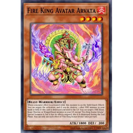 Fire King Avatar Arvata (Common)