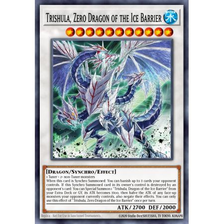 Trishula, Zero Dragon of the Ice Barrier (Ultra Rare)