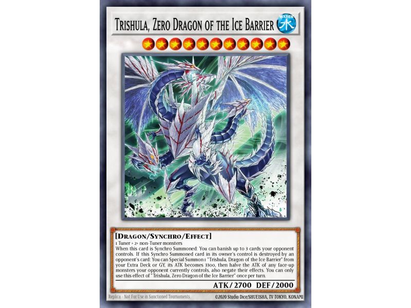 Trishula, Zero Dragon of the Ice Barrier (Ultra Rare)