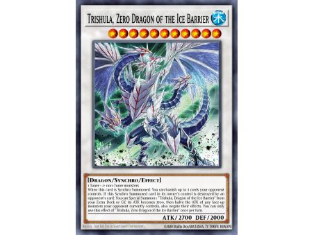 Trishula, Zero Dragon of the Ice Barrier (Ultra Rare)