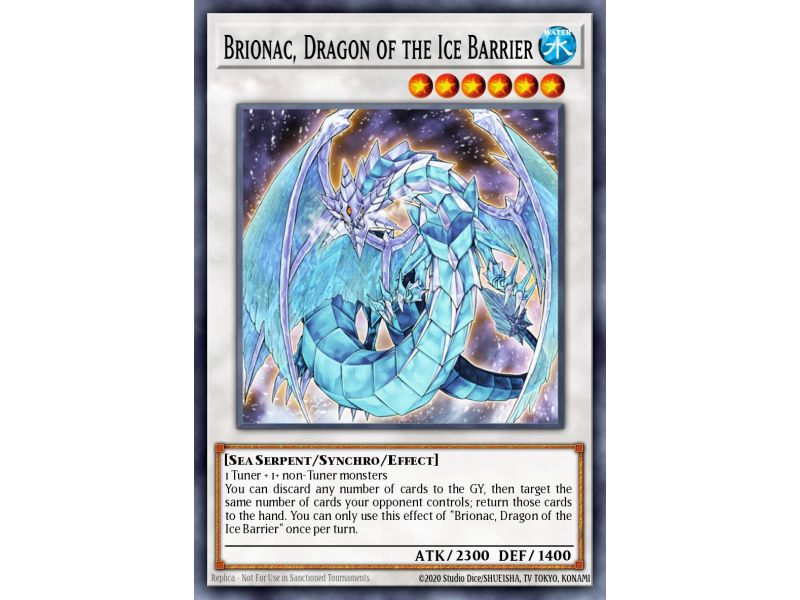 Brionac, Dragon of the Ice Barrier (Super Rare)