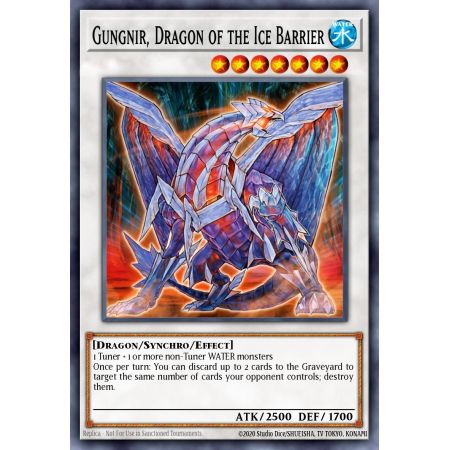 Gungnir, Dragon of the Ice Barrier (Super Rare)