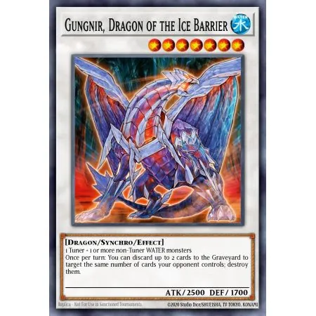Gungnir, Dragon of the Ice Barrier (Super Rare)