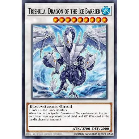 Trishula, Dragon of the Ice Barrier (Super Rare)