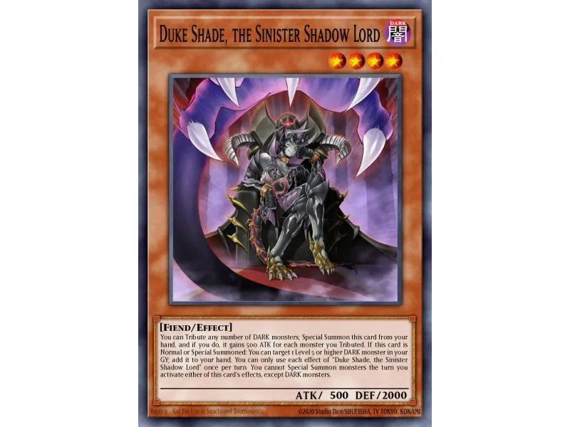 Duke Shade, the Sinister Shadow Lord (Common)
