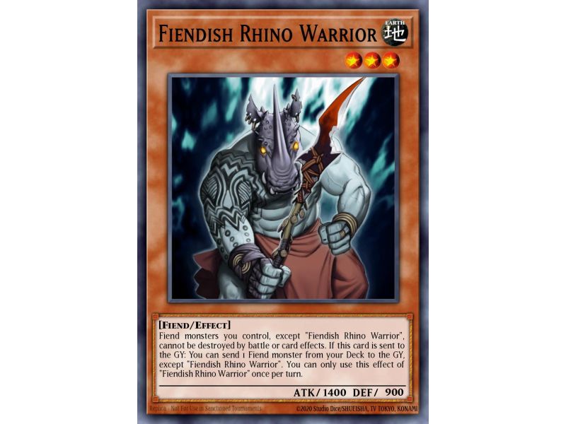 Fiendish Rhino Warrior (Common)
