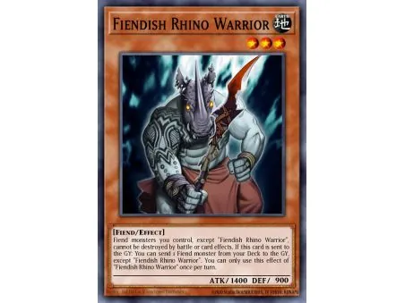 Fiendish Rhino Warrior (Common)