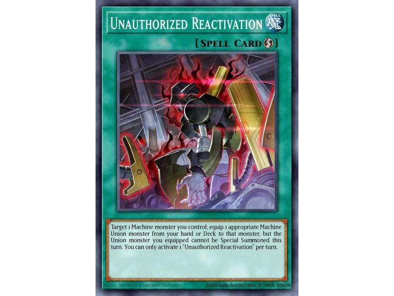 Unauthorized Reactivation (Super Rare)