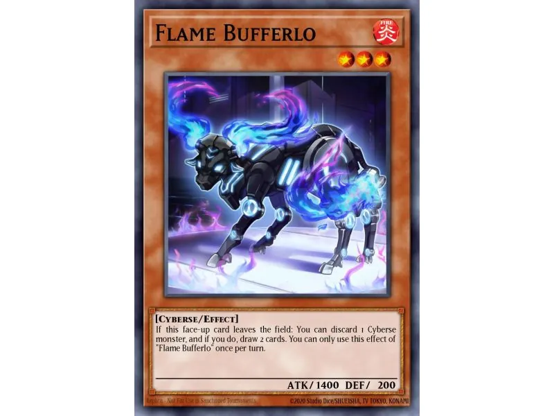 Flame Bufferlo (Super Rare)