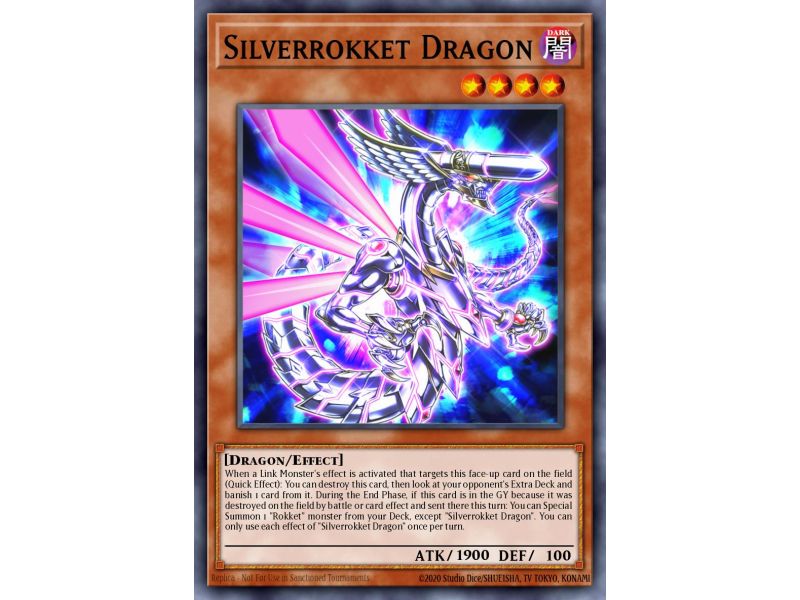 Silverrokket Dragon (Super Rare)