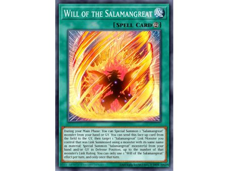 Will of the Salamangreat (Common)