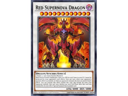 Red Supernova Dragon (Super Rare)