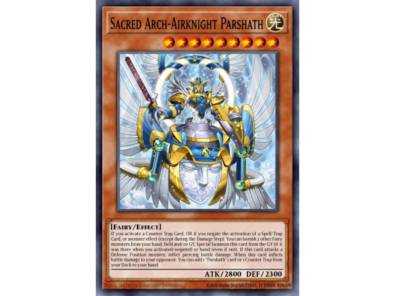 Sacred Arch-Airknight Parshath (Ultra Rare)