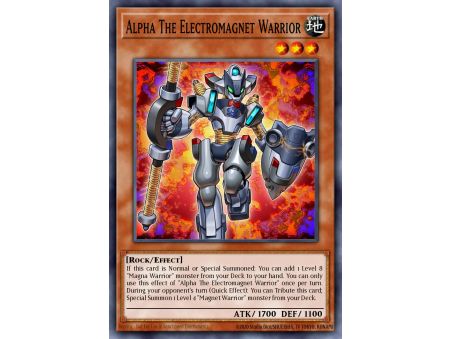 Alpha The Electromagnet Warrior (Super Rare)