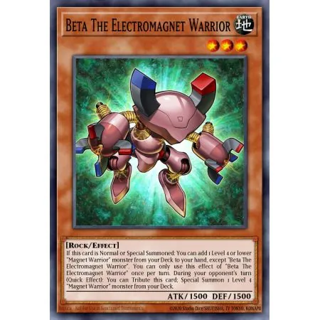 Beta The Electromagnet Warrior (Super Rare)